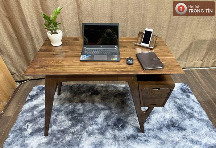Bàn làm việc gỗ Óc Chó 01
